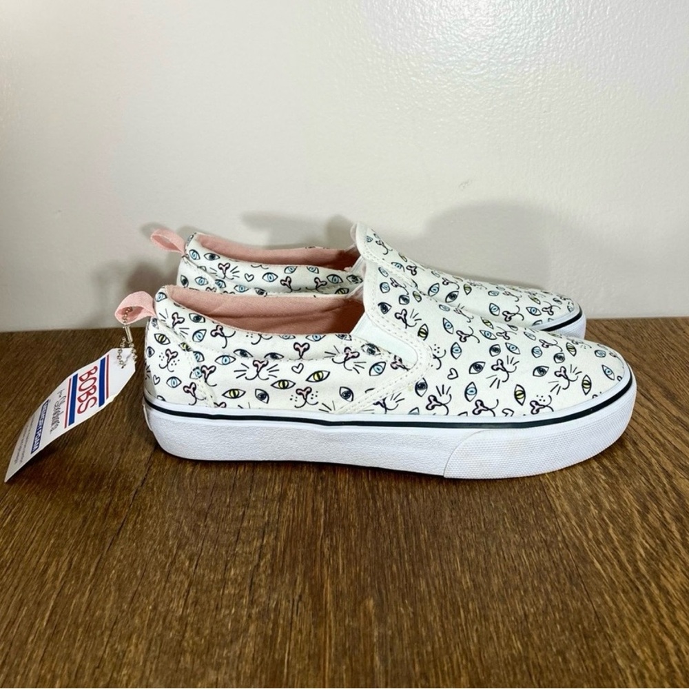 New Skechers Bobs Marley Jr-Picatso Slip On Sneaker Women’s Size 6 Multi